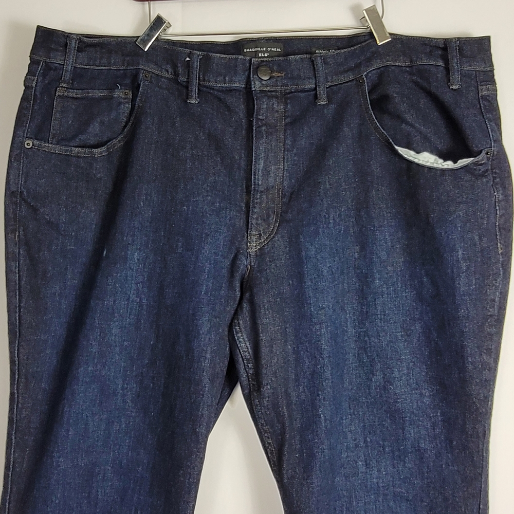 Shaquille O'Neal Extra Large Athletic Fit Dark Wash 50x 30 Jeans - Picture 8 of 16